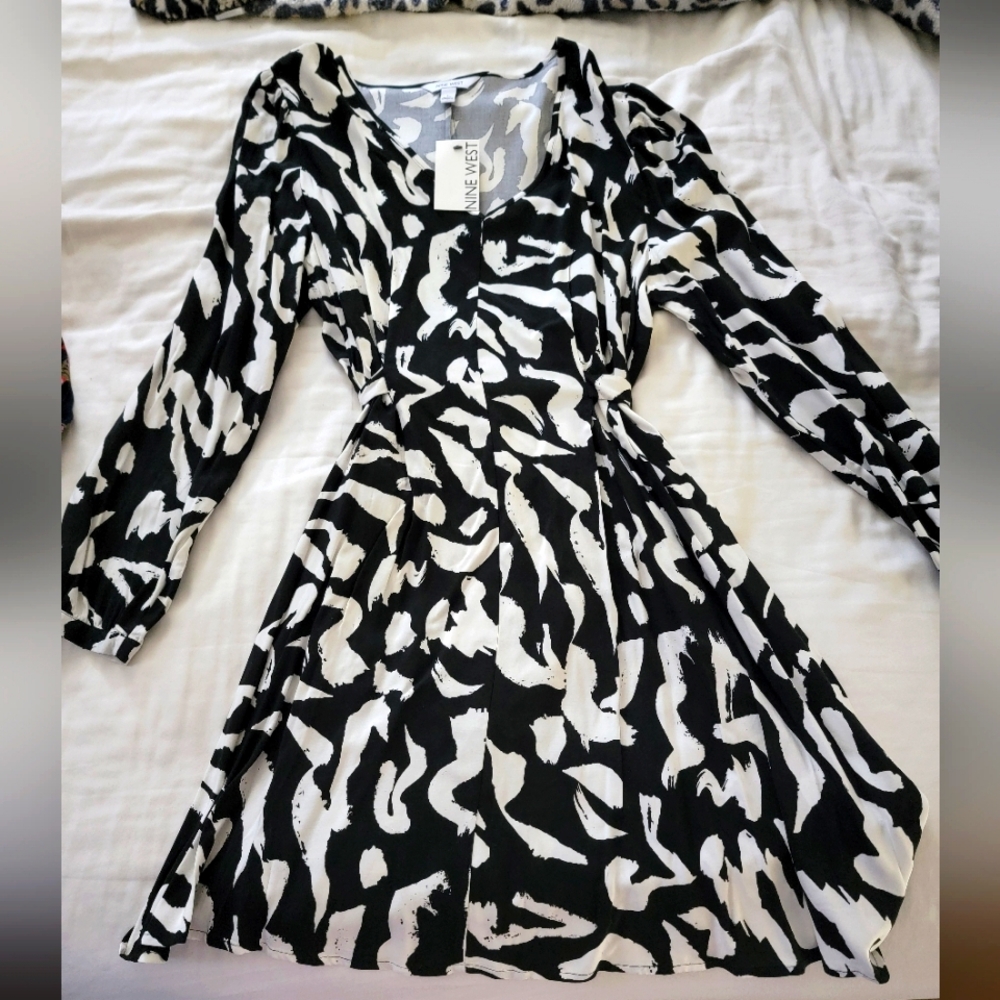 NWT nine west dress large
